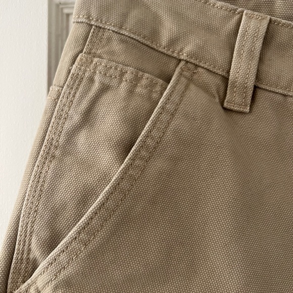 NWT Dickies Women’s Canvas Carpenter Pant 04 Stonewashed Desert Sand workwear - Picture 9 of 12
